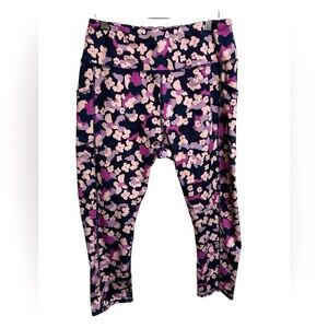 A Core Floral Print Cropped‎ Leggings size XL